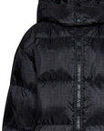 Fendi Kids Unisex FF Print All Over Down Padded Jacket Black