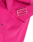 Fendi Girls Attached Bag Hoodie Pink