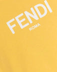 Fendi Boys T-Shirt Logo Yellow