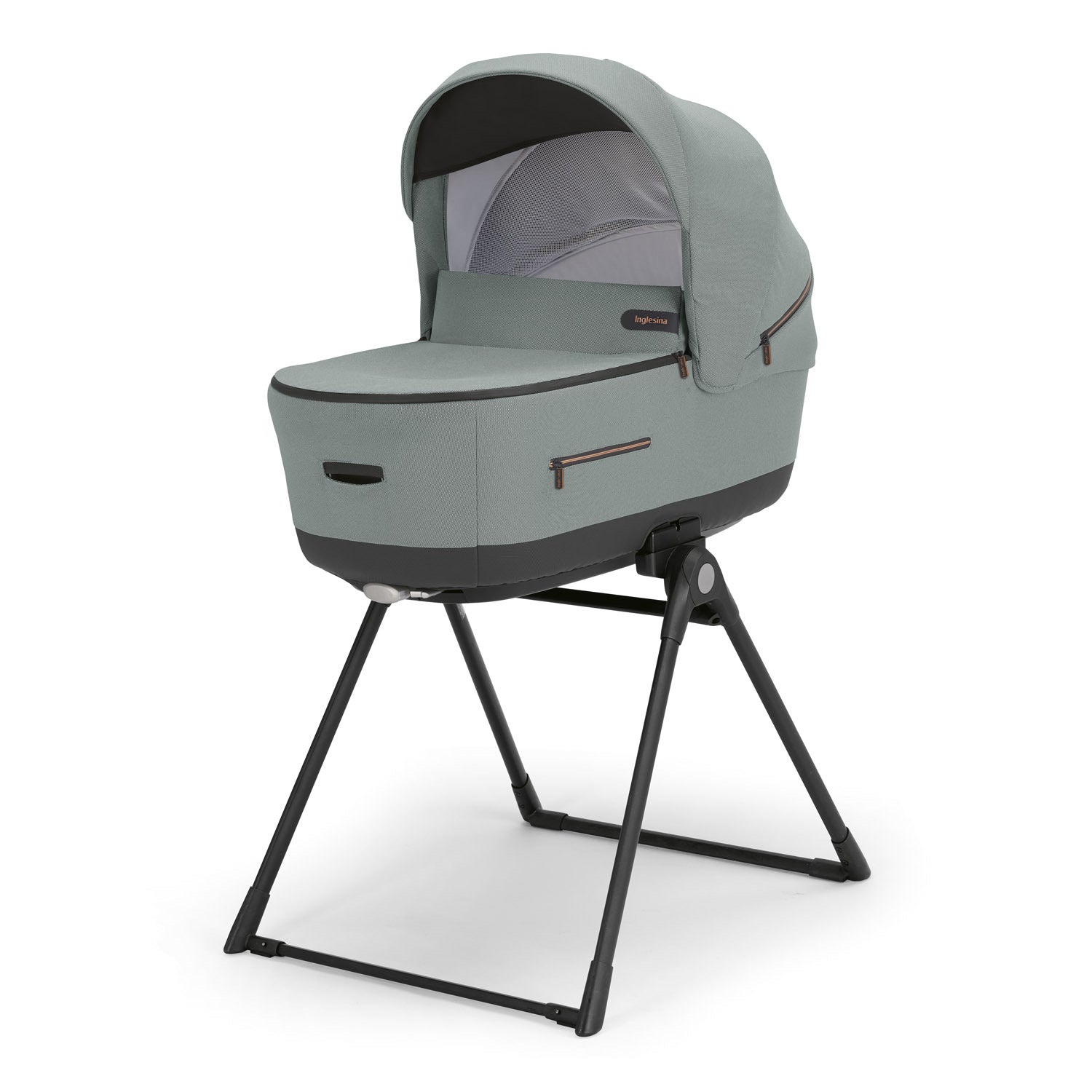 Aptica XT System Igloo Grey, Darwin Infant Recline car seat, 360° i-Size base, Black chassis