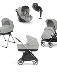 Electa System Greenwich Silver with Darwin Infant car seat and 360° i-Size base