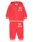Moschino Baby Girls Teddy Tracksuit Set in Red