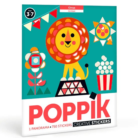 Poppik Panorama Circus Educational Poster with 750 Stickers