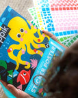 Poppik Panorama Aquarium Educational Poster with 750 Stickers