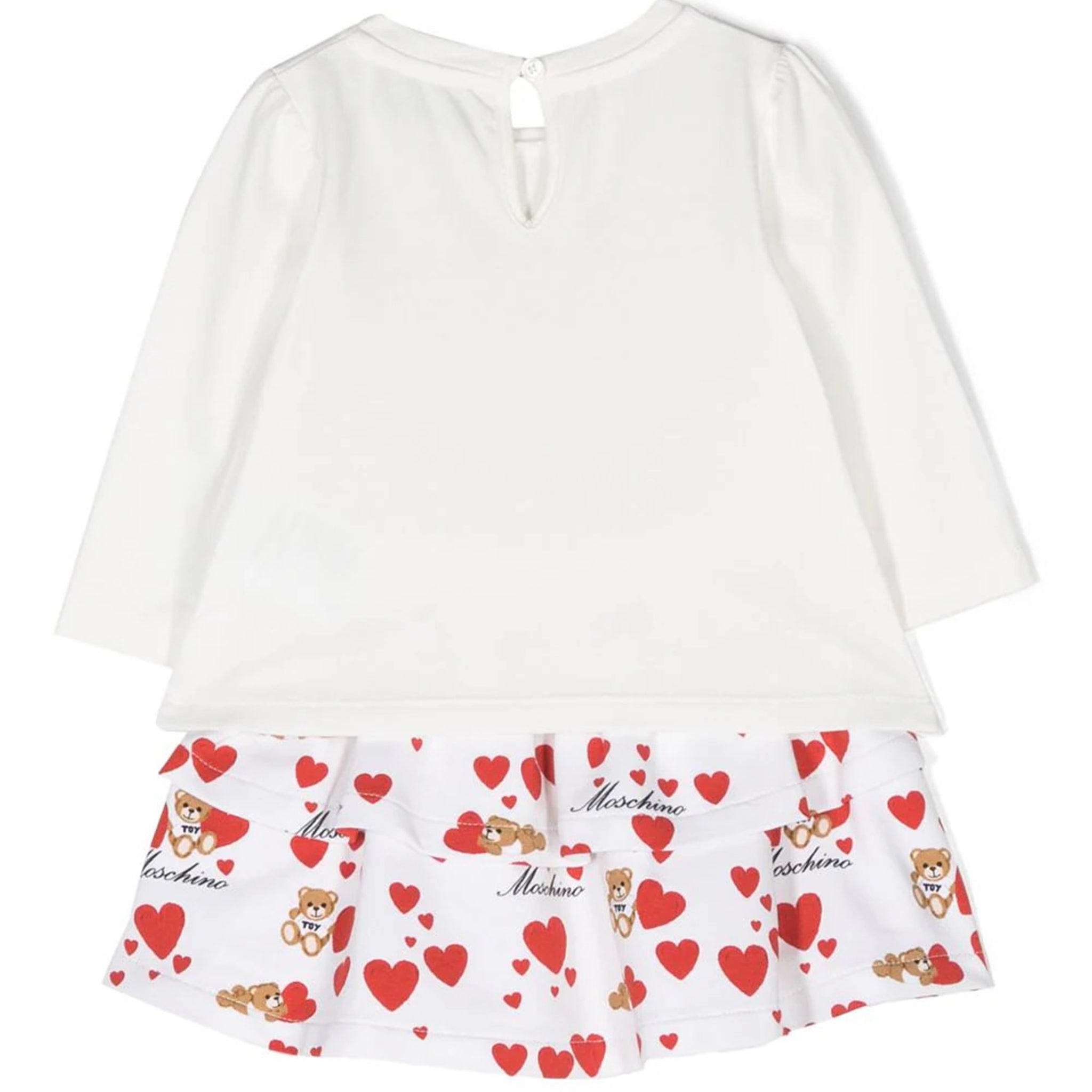 Moschino Baby Girls Blouse and Skirt Set in White