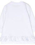 Moschino Baby Girls Teddy Dress in White