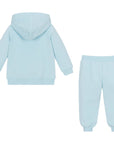 Moschino Baby Unisex Teddy Logo Tracksuit Set in Blue