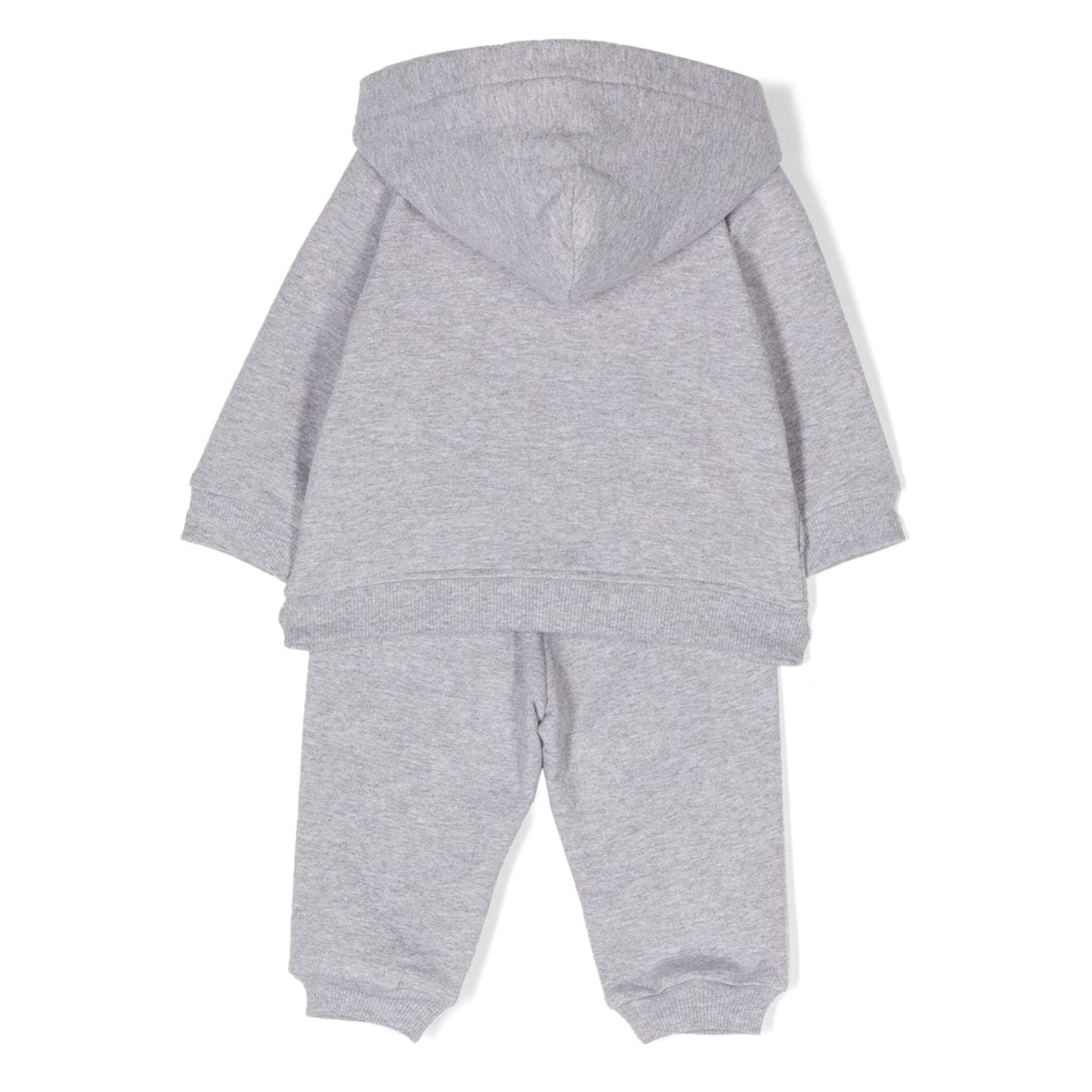 Moschino Baby Unisex Teddy Logo Tracksuit Set in Grey