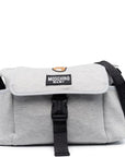 Moschino Unisex Teddy Logo Mothers Changing Bag in Grey