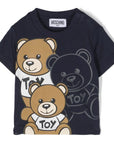 Moschino Baby Boys Teddy T-shirt in Navy