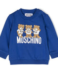Moschino Baby Boys Teddy Sweater in Blue