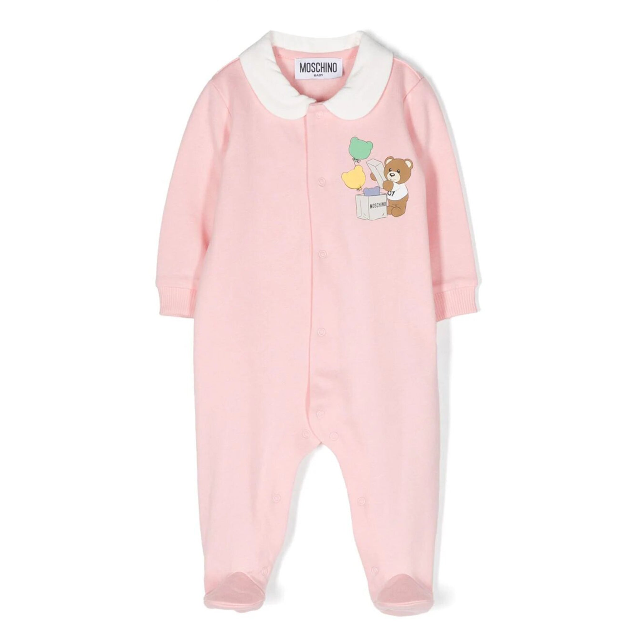 Moschino Baby Girls Babygrow in Pink