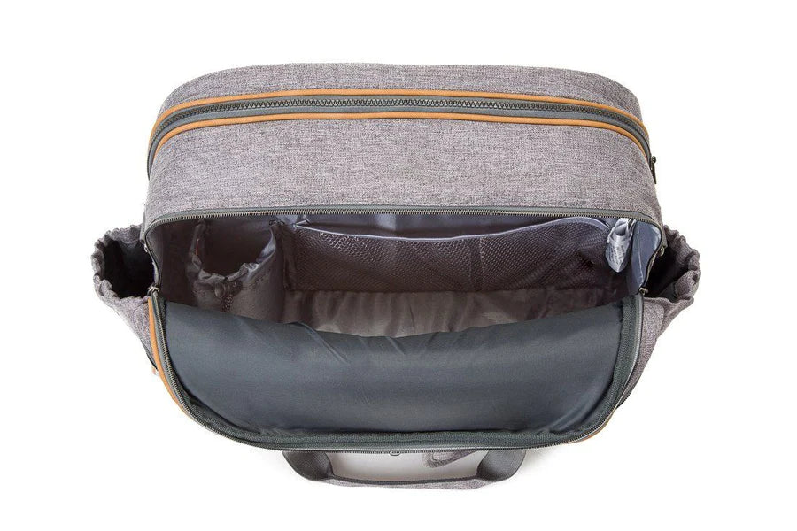 Bizzi Growin Baby Travel Crib Changing Rucsac - Windsor Grey - RucPOD ®