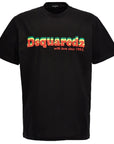 Dsquared2 Mens Logo Print T-shirt Black