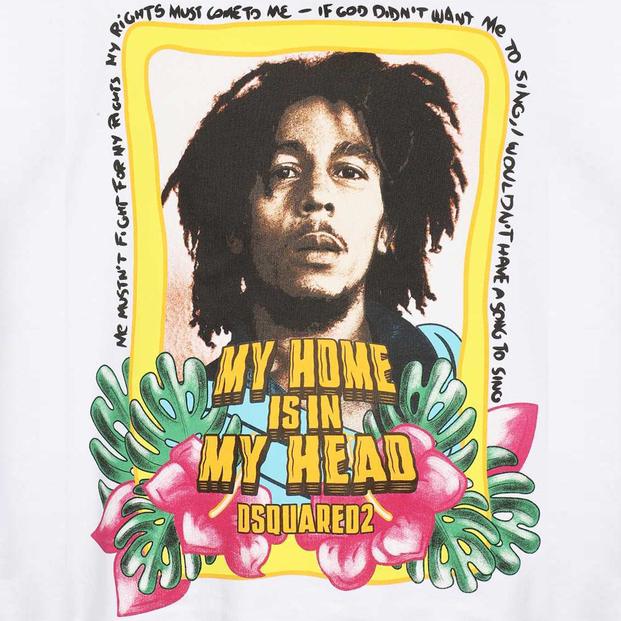 Dsquared2 BOB MARLEY COOL Hoodie - White