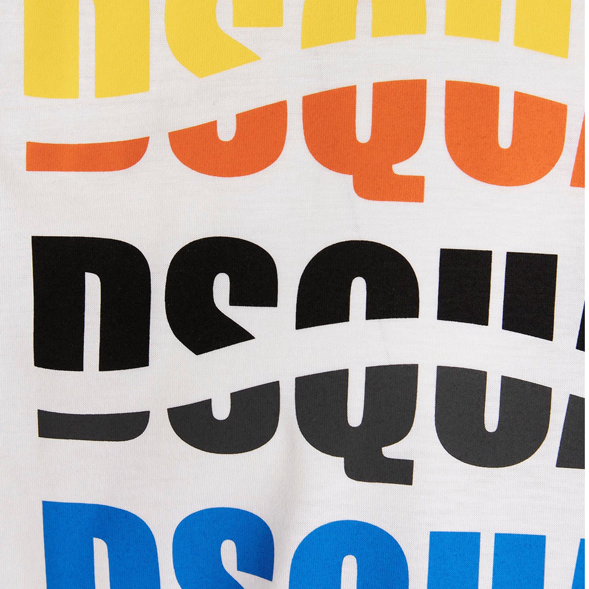 Dsquared2 Mens Logo Print T-shirt White