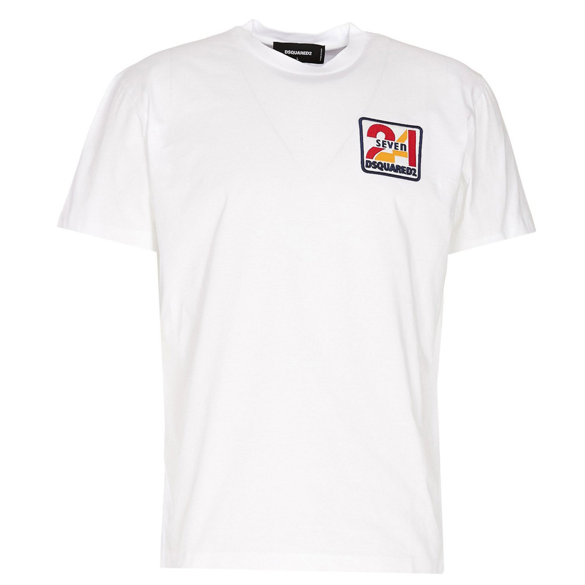 Dsquared2 Mens Logo Patch T-shirt White