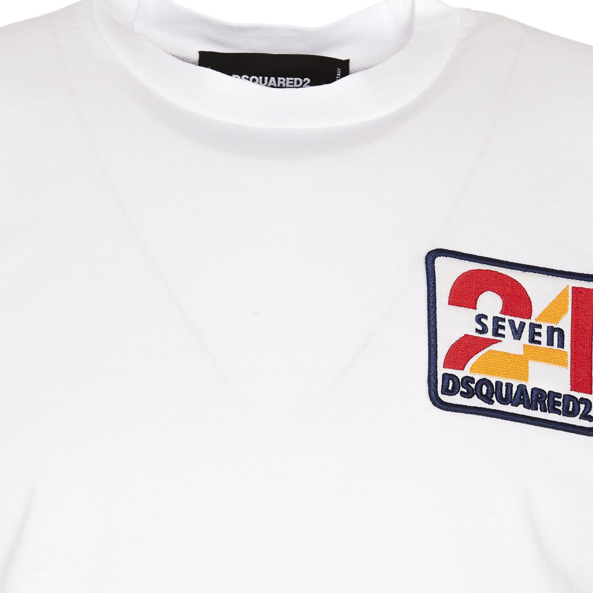 Dsquared2 Mens Logo Patch T-shirt White