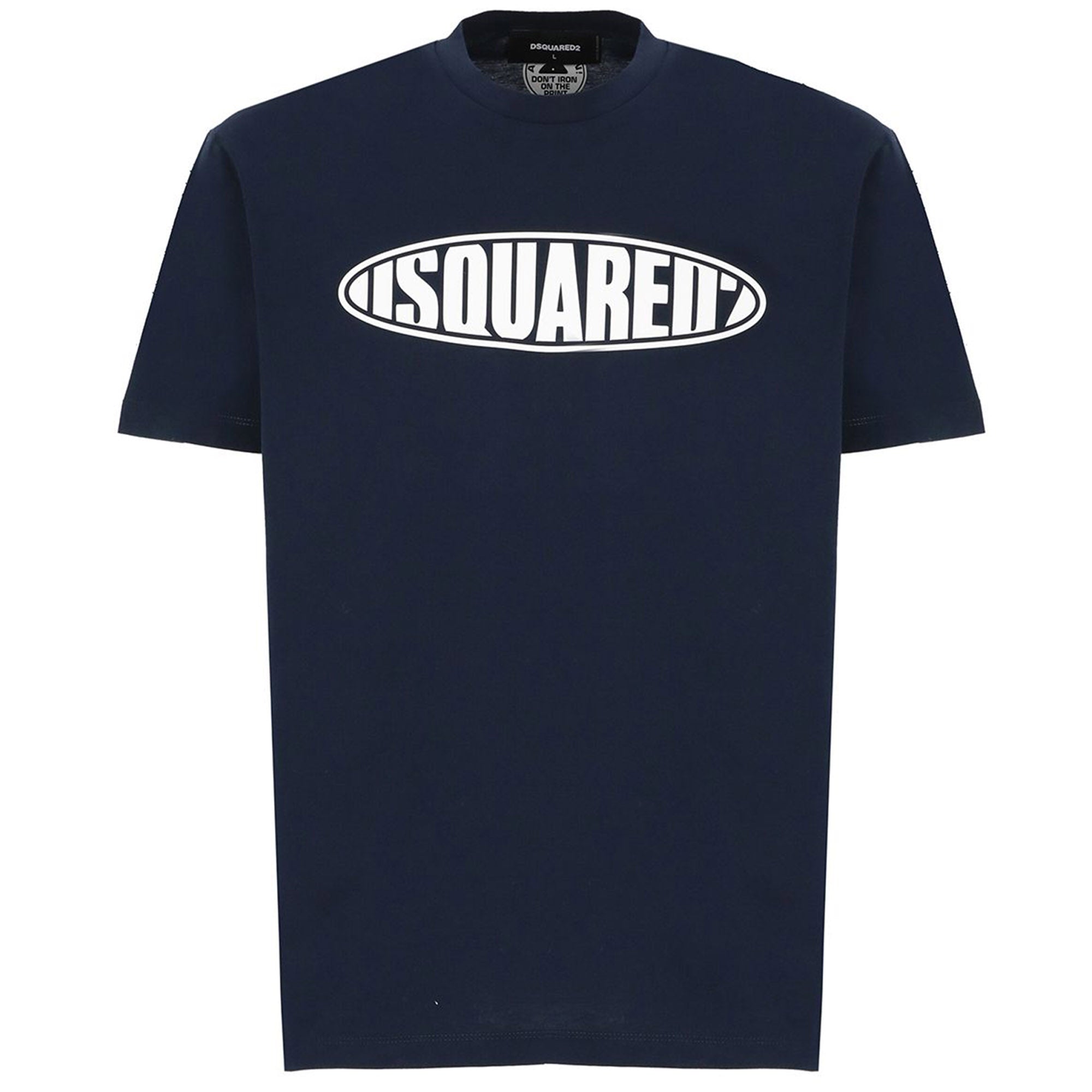 Dsquared2 Mens Logo Print T-shirt Blue