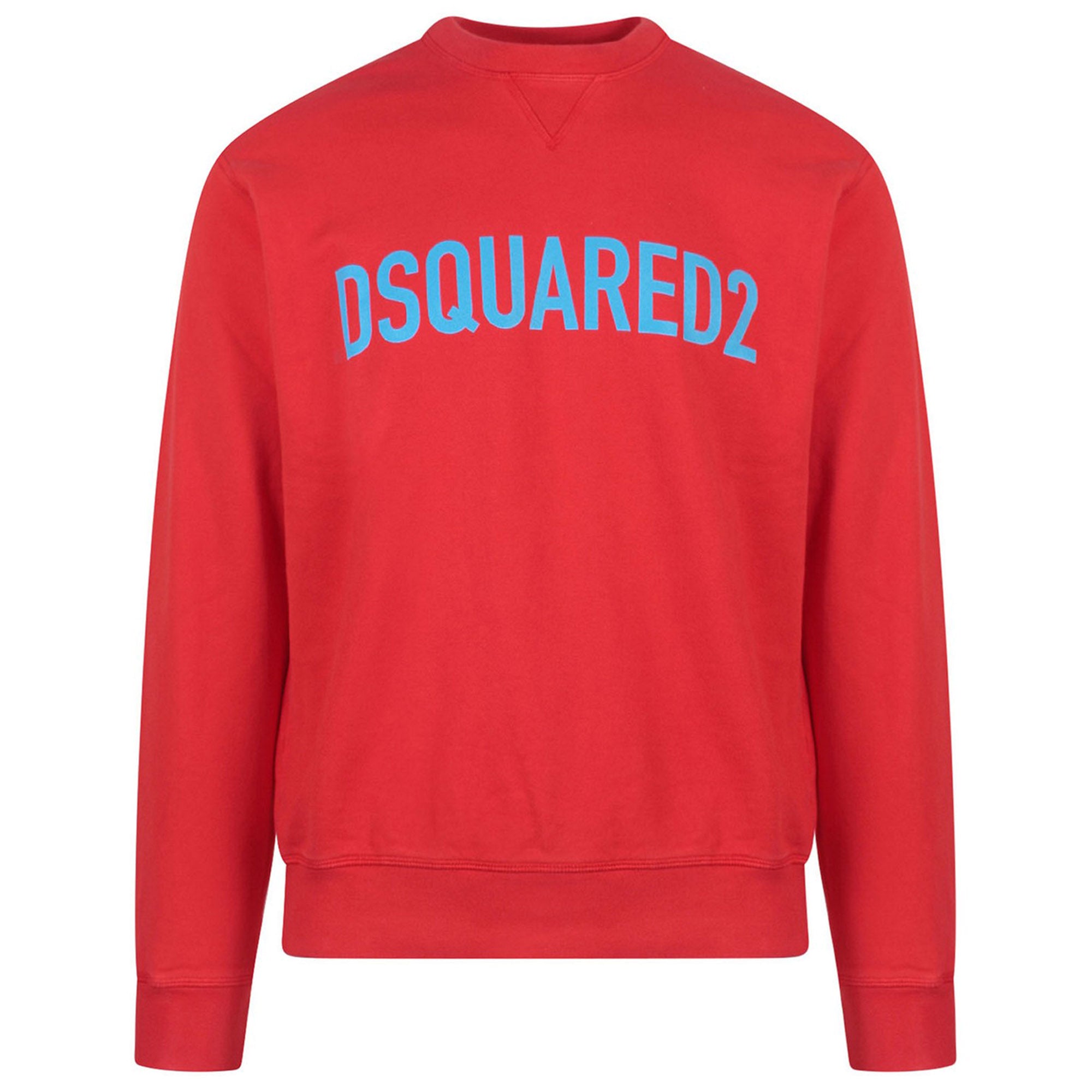 Dsquared2 Mens Logo Print Sweater Red