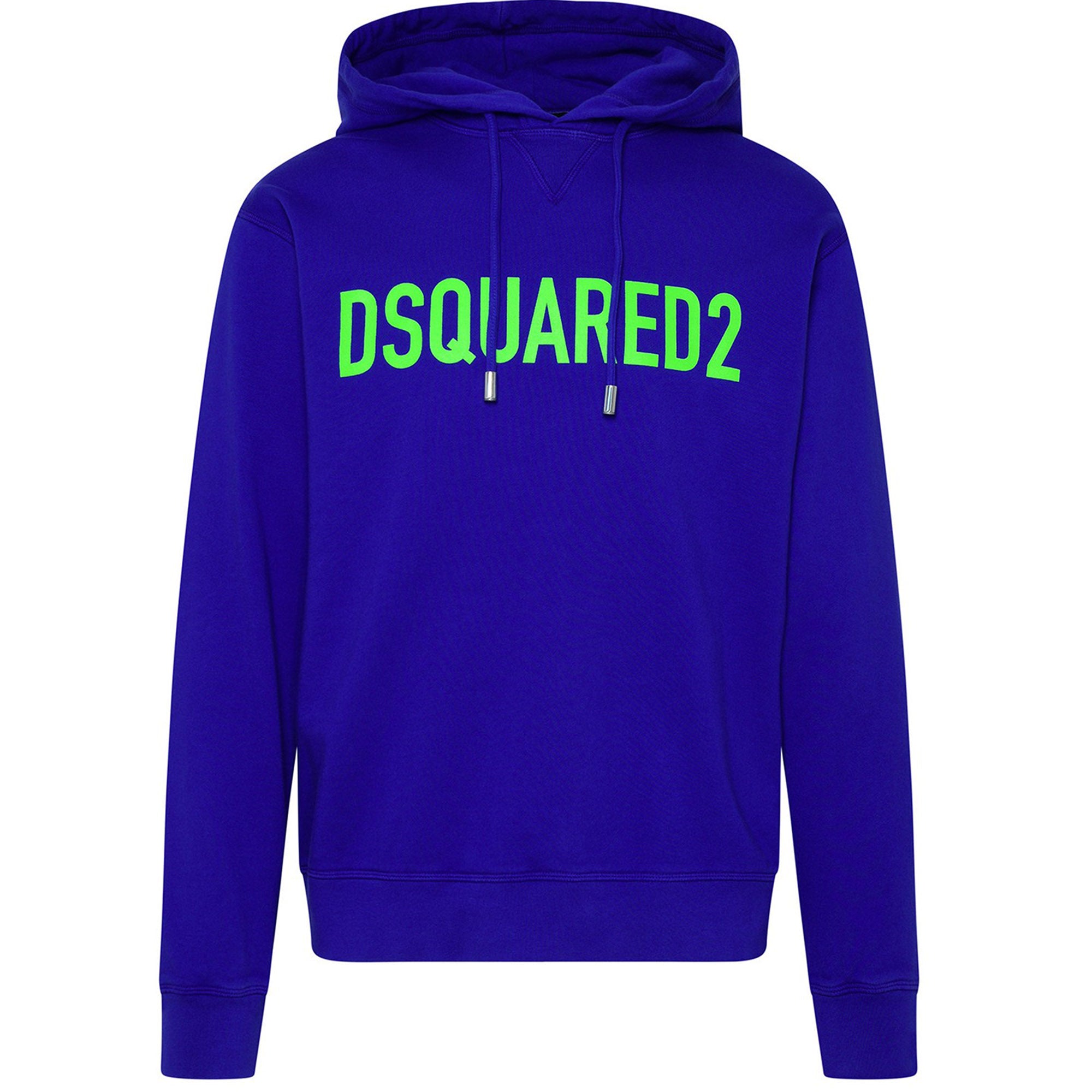 Dsquared2 Mens Logo Hoodie Blue