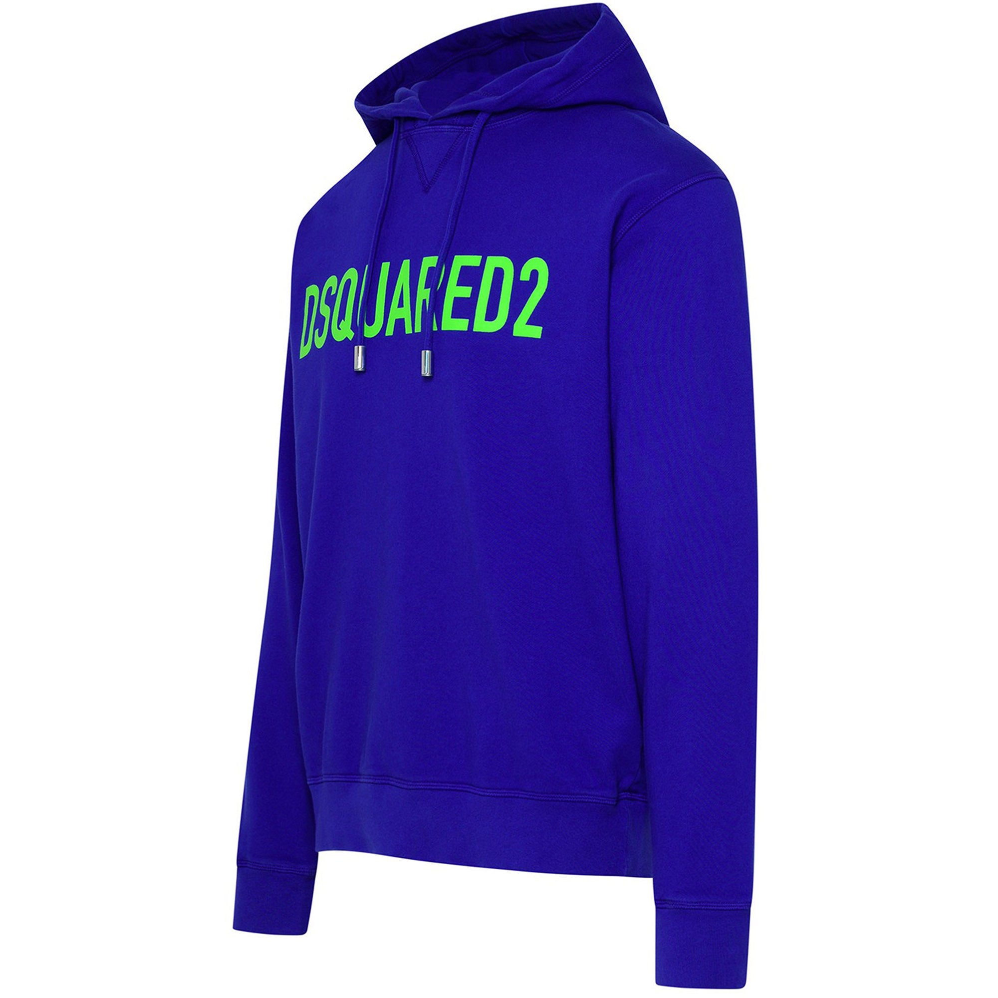 Dsquared2 Mens Logo Hoodie Blue