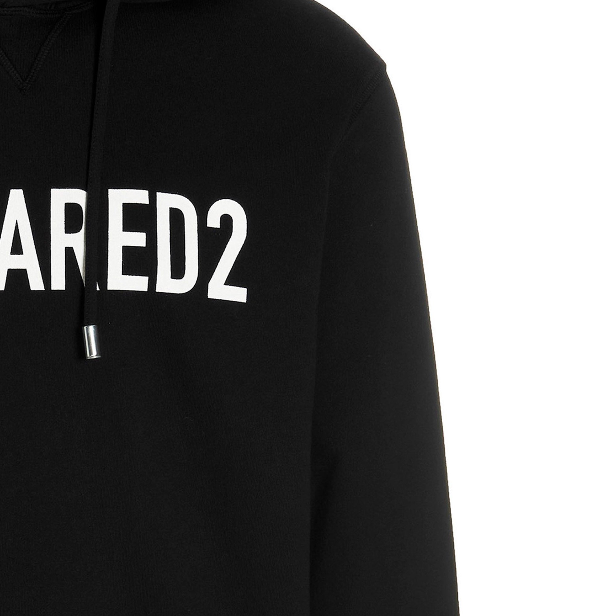 Dsquared2 Mens Logo Hoodie Black