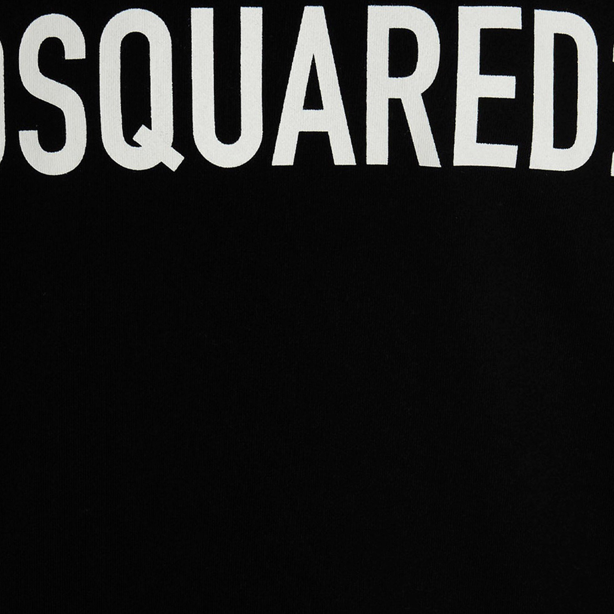 Dsquared2 Mens Logo Hoodie Black