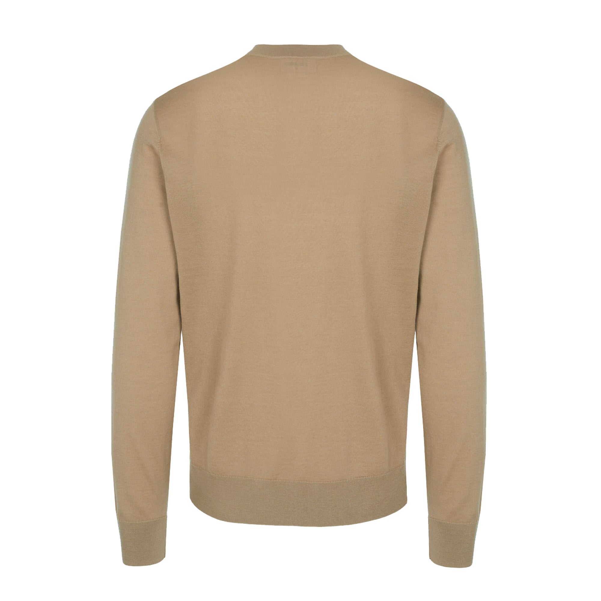 Dsquared2 Mens Neon Roundneck Knit Sweater Beige