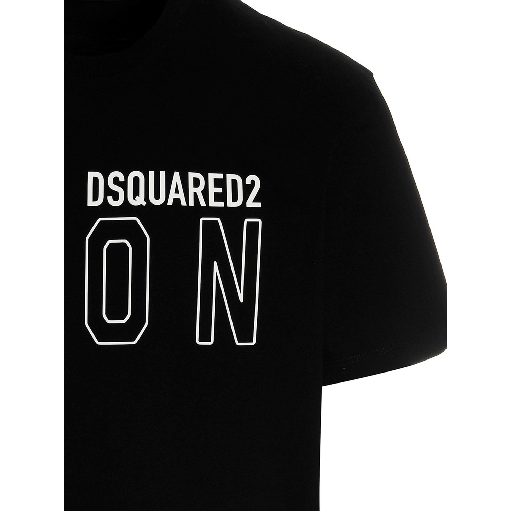 Dsquared2 Mens Icon Outline T-shirt Black