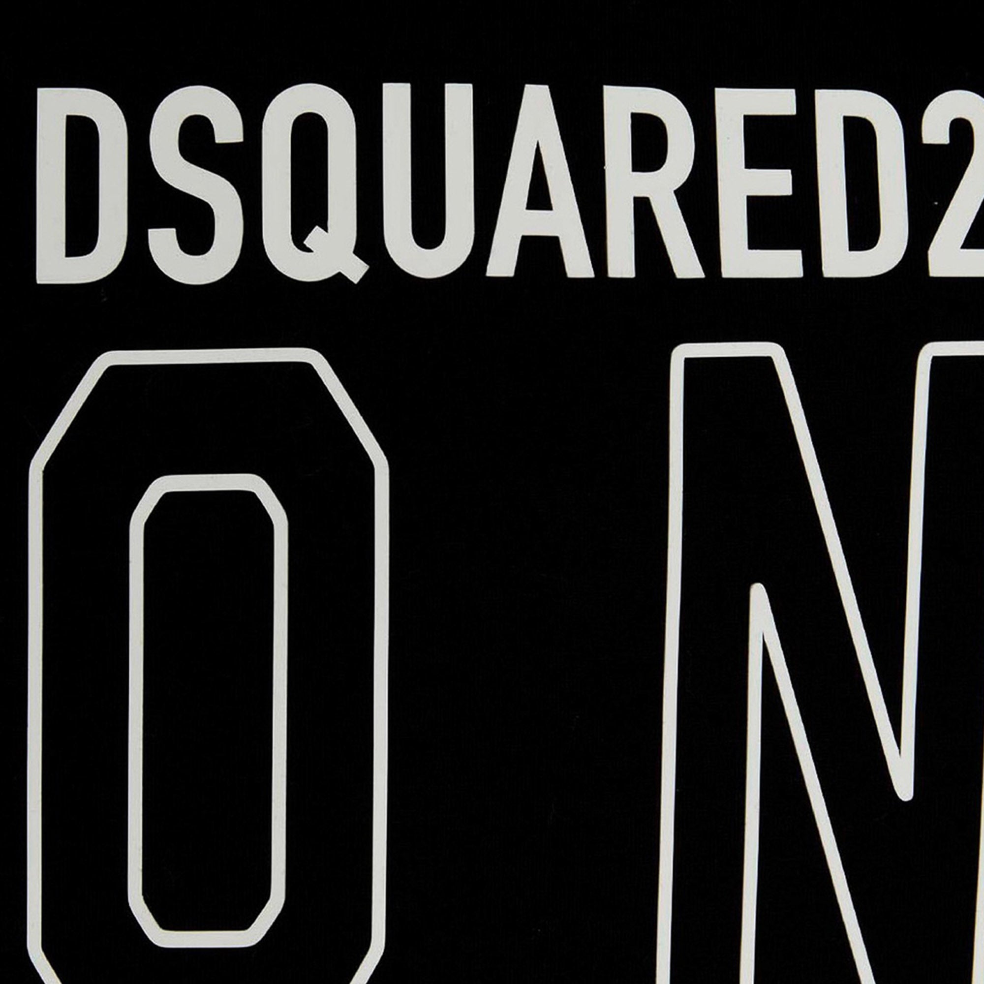 Dsquared2 Mens Icon Outline T-shirt Black