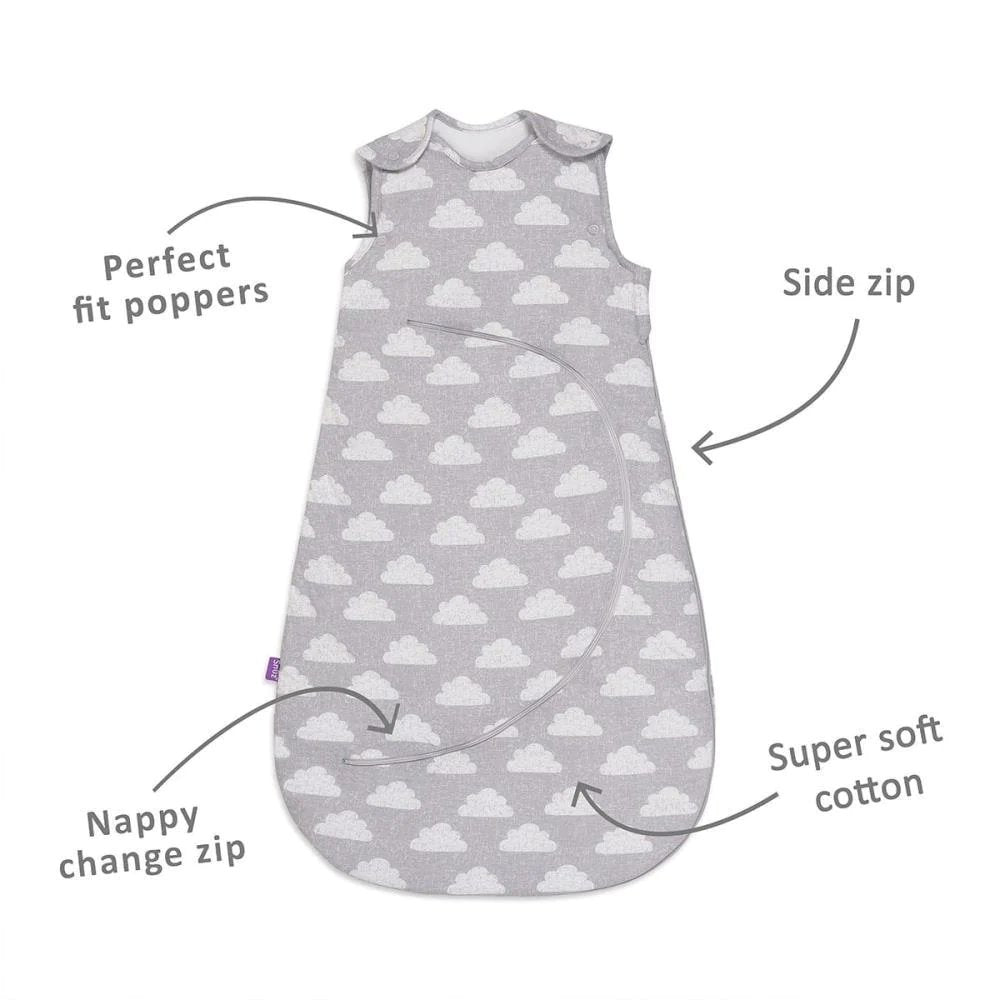 SnuzPouch Sleeping Bag, 2.5 Tog - Cloud Nine, 0-6M