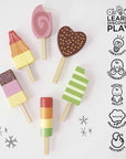 Le Toy Van Wooden Ice Lollies & Popsicles Role Play Toy
