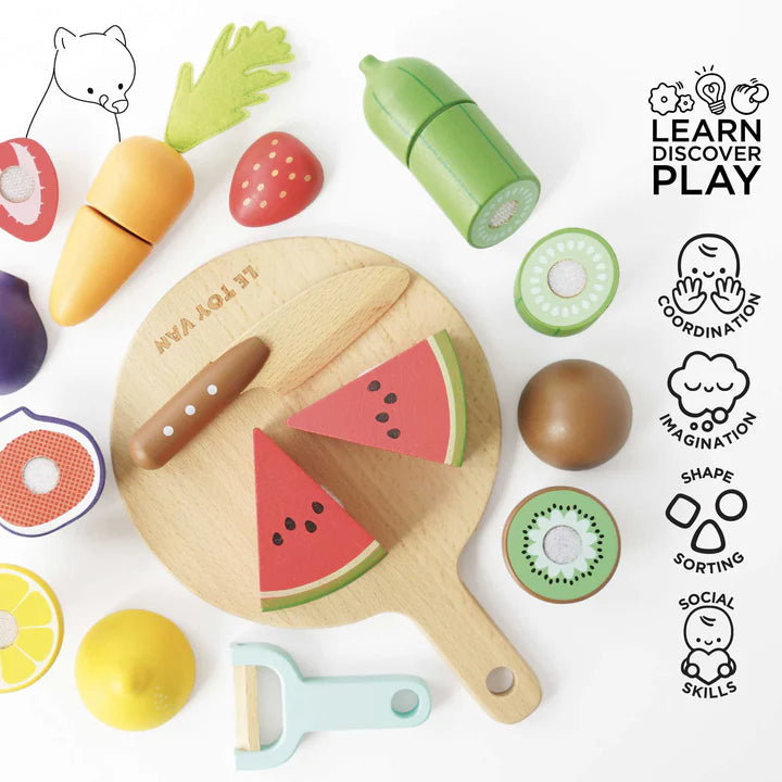 Le Toy Van Chopping Board &amp; Super Foods