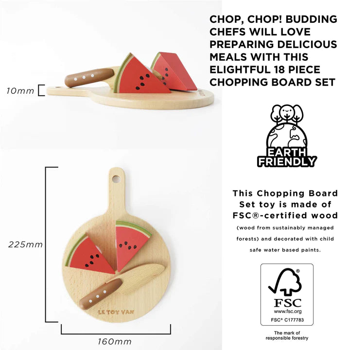 Le Toy Van Chopping Board &amp; Super Foods