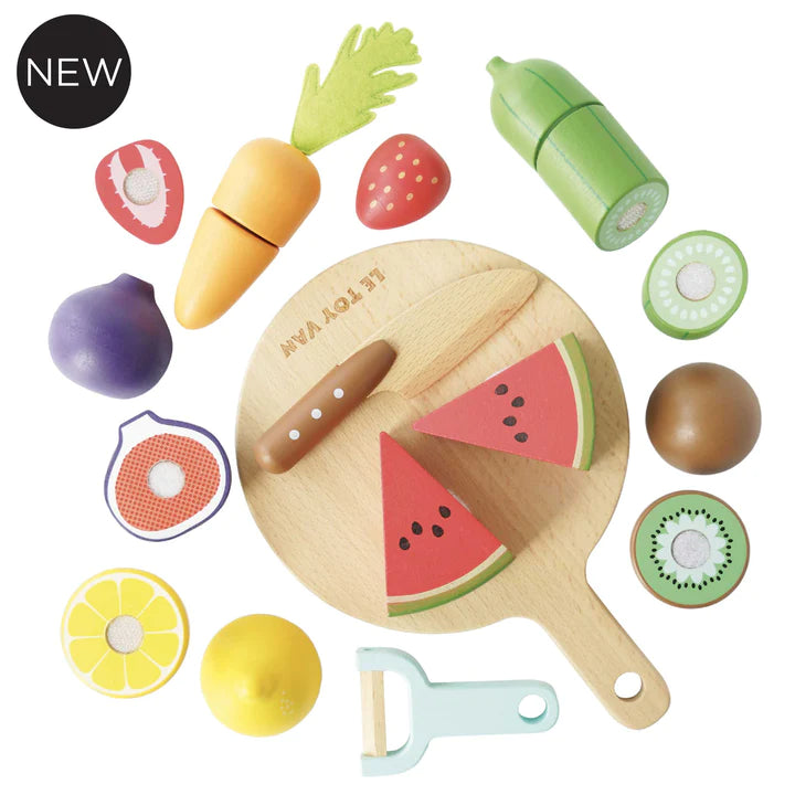 Le Toy Van Chopping Board &amp; Super Foods