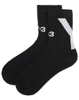 Y-3 Mens Hi Socks Black