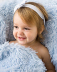 Bizzi Growin  Fluffy Baby Blanket - Powder Blue - Koochicoo™️
