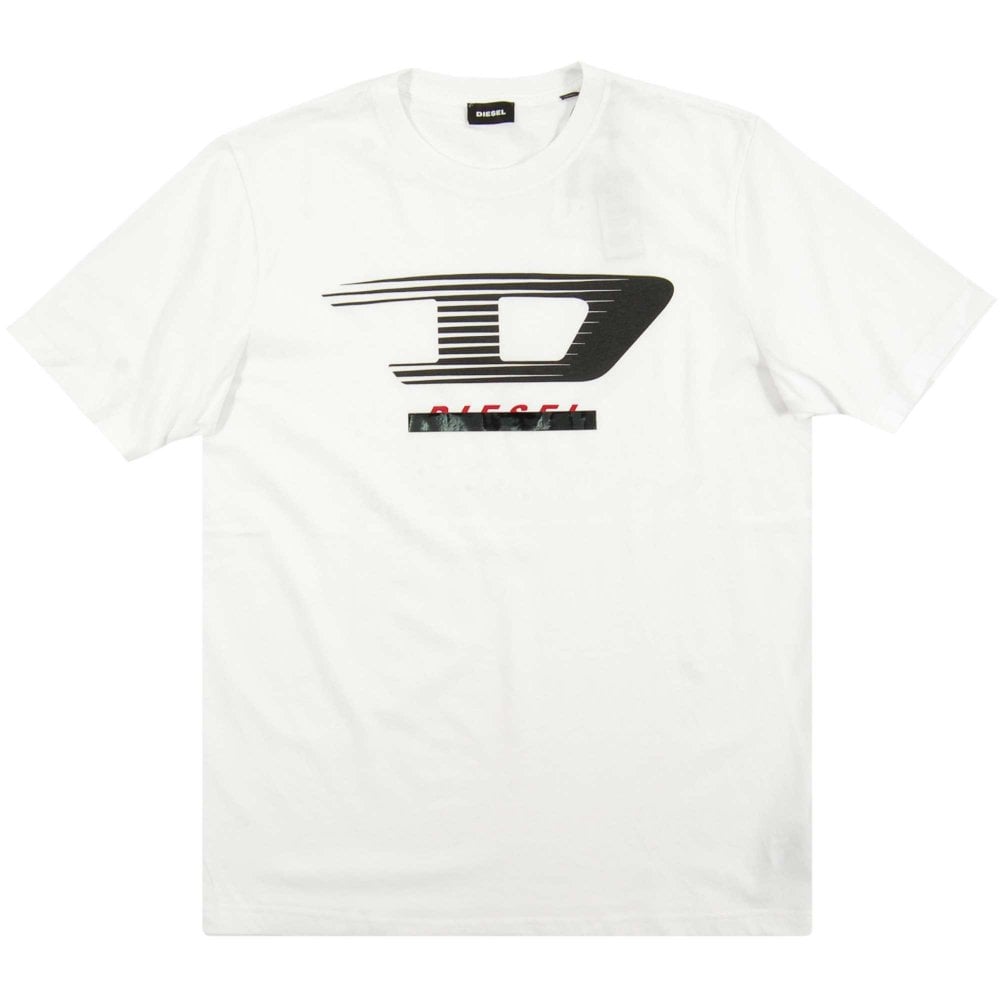 Diesel Boys Jersey T-shirt White