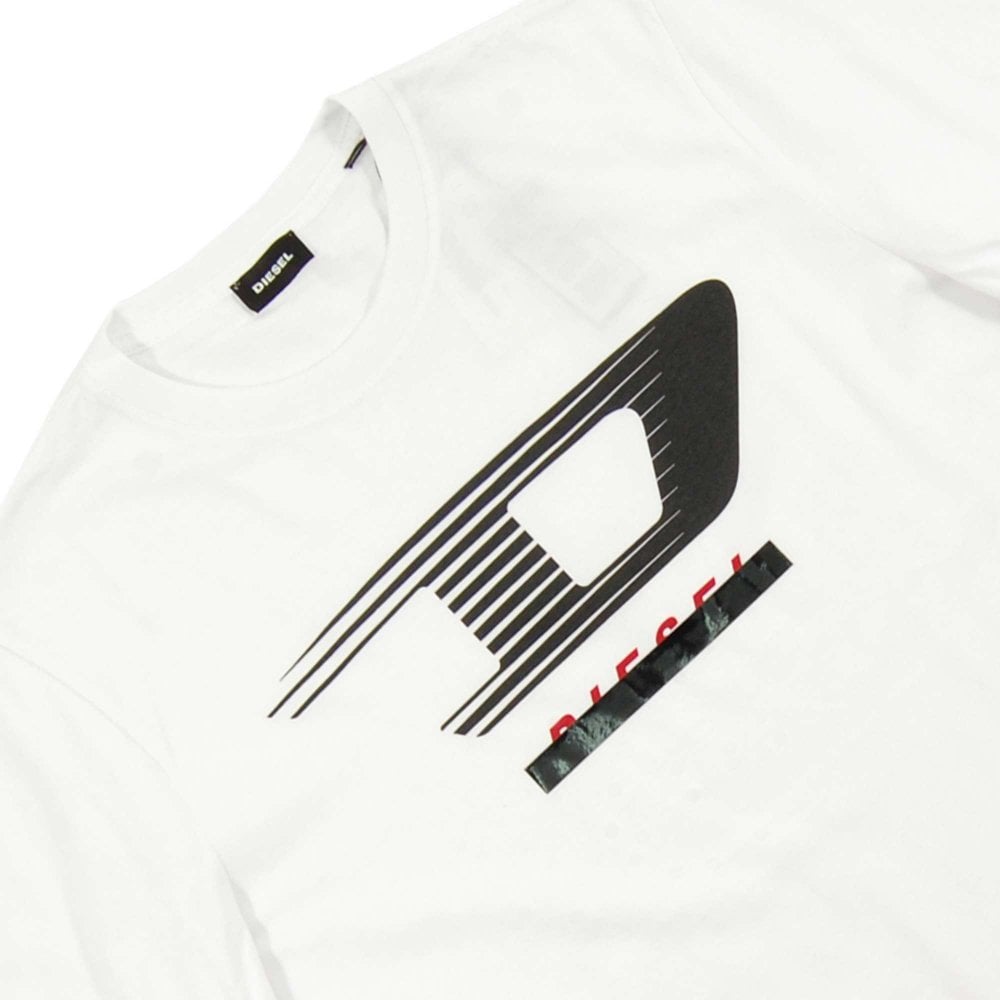 Diesel Boys Jersey T-shirt White