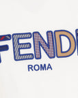 Fendi Unisex Logo T-shirt White