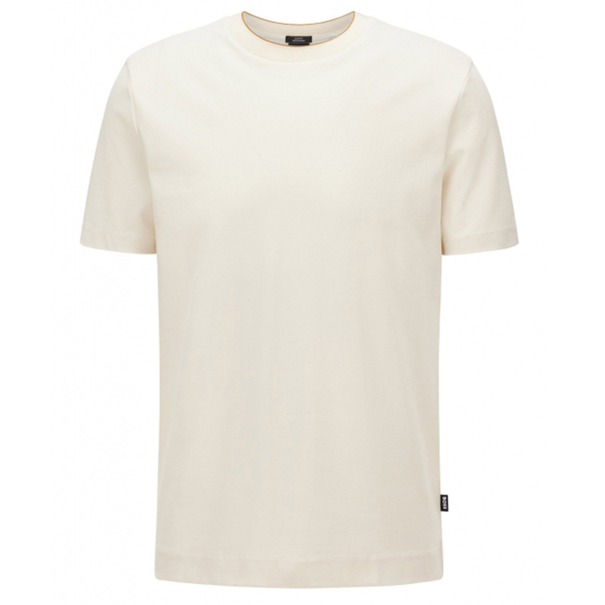 Hugo Boss Mens Cotton T-shirt Cream