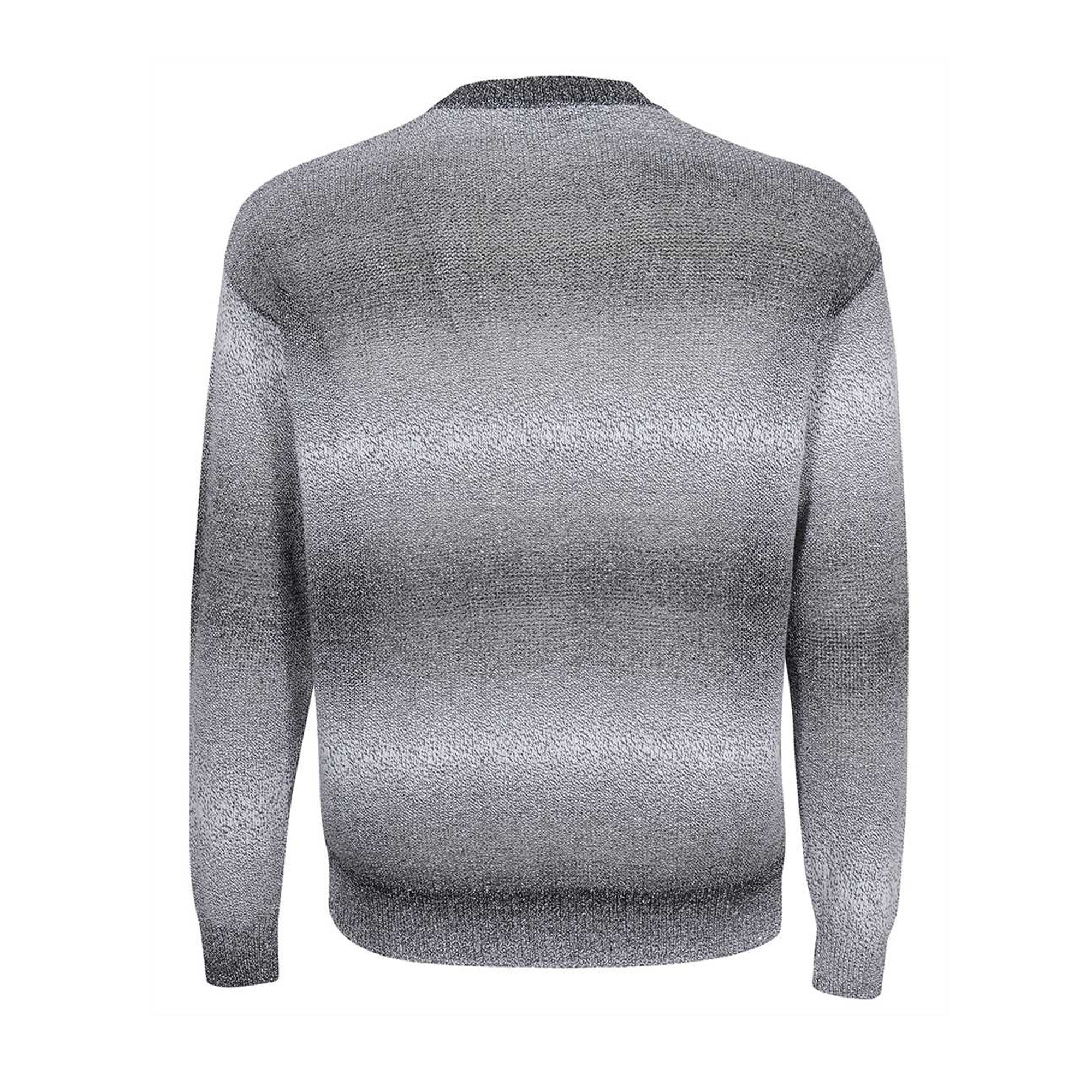 Dsquared2 Mens D2 Monogram Knit Sweater Grey