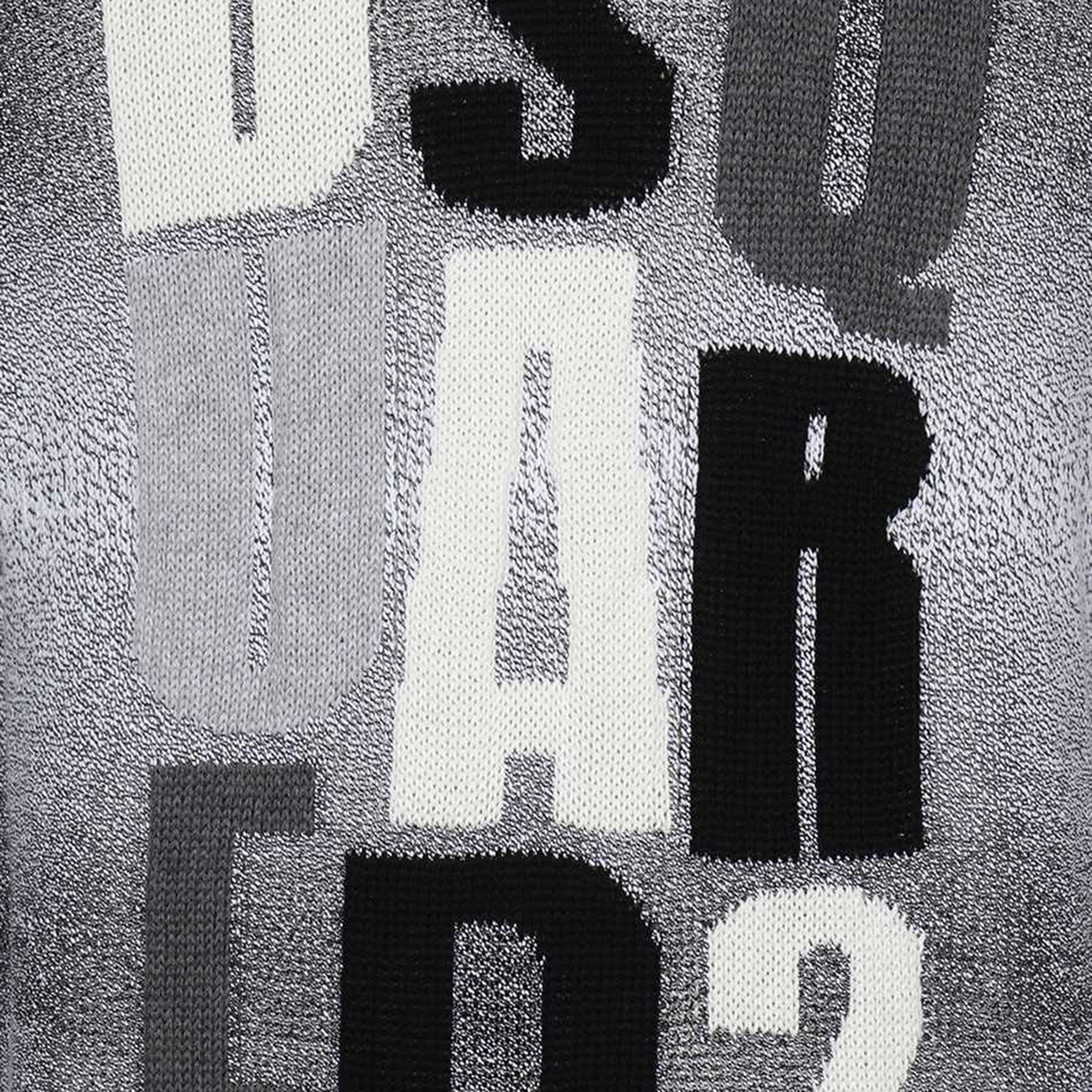 Dsquared2 Mens D2 Monogram Knit Sweater Grey