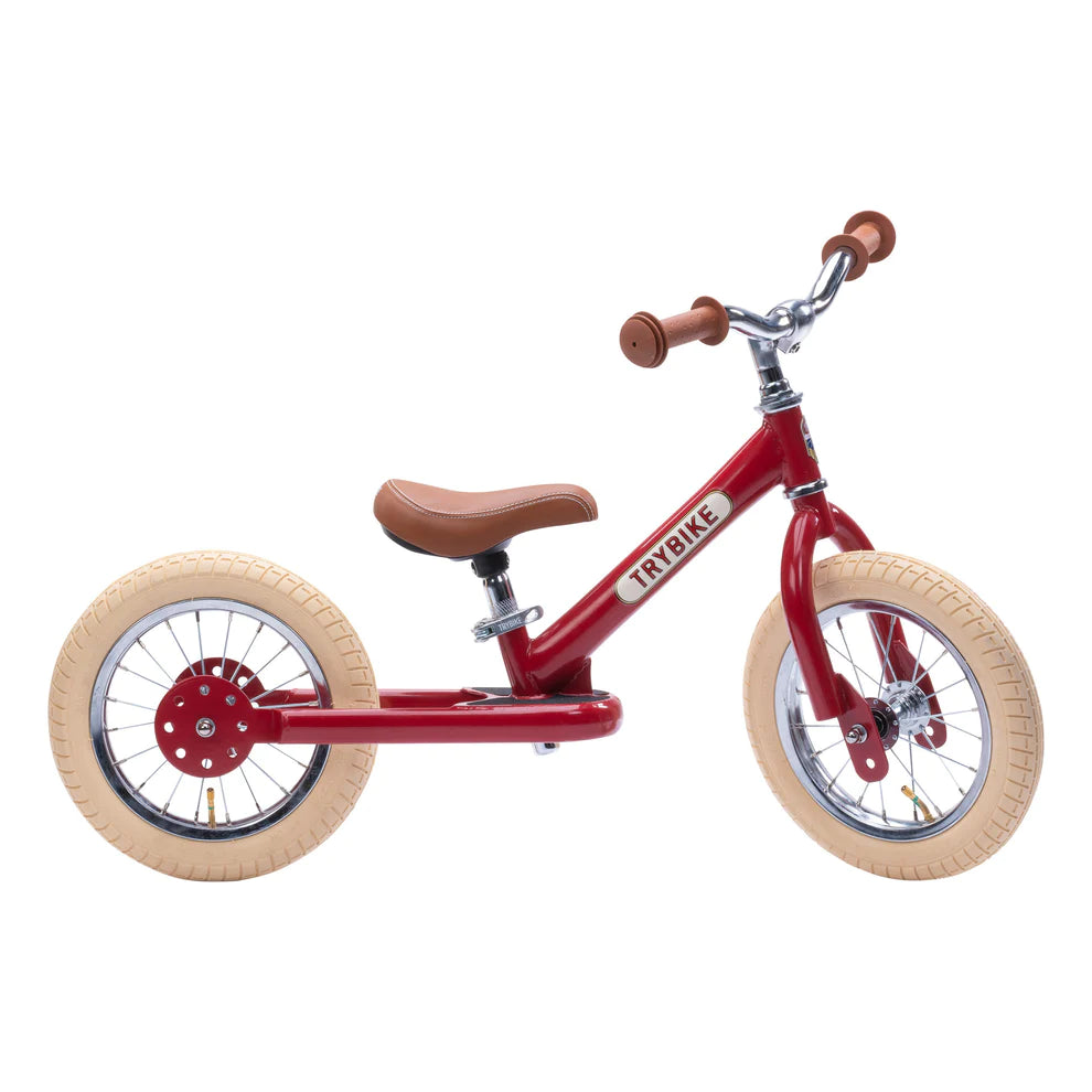 Trybike - Steel 2 In 1 Balance Trike - Vintage Red