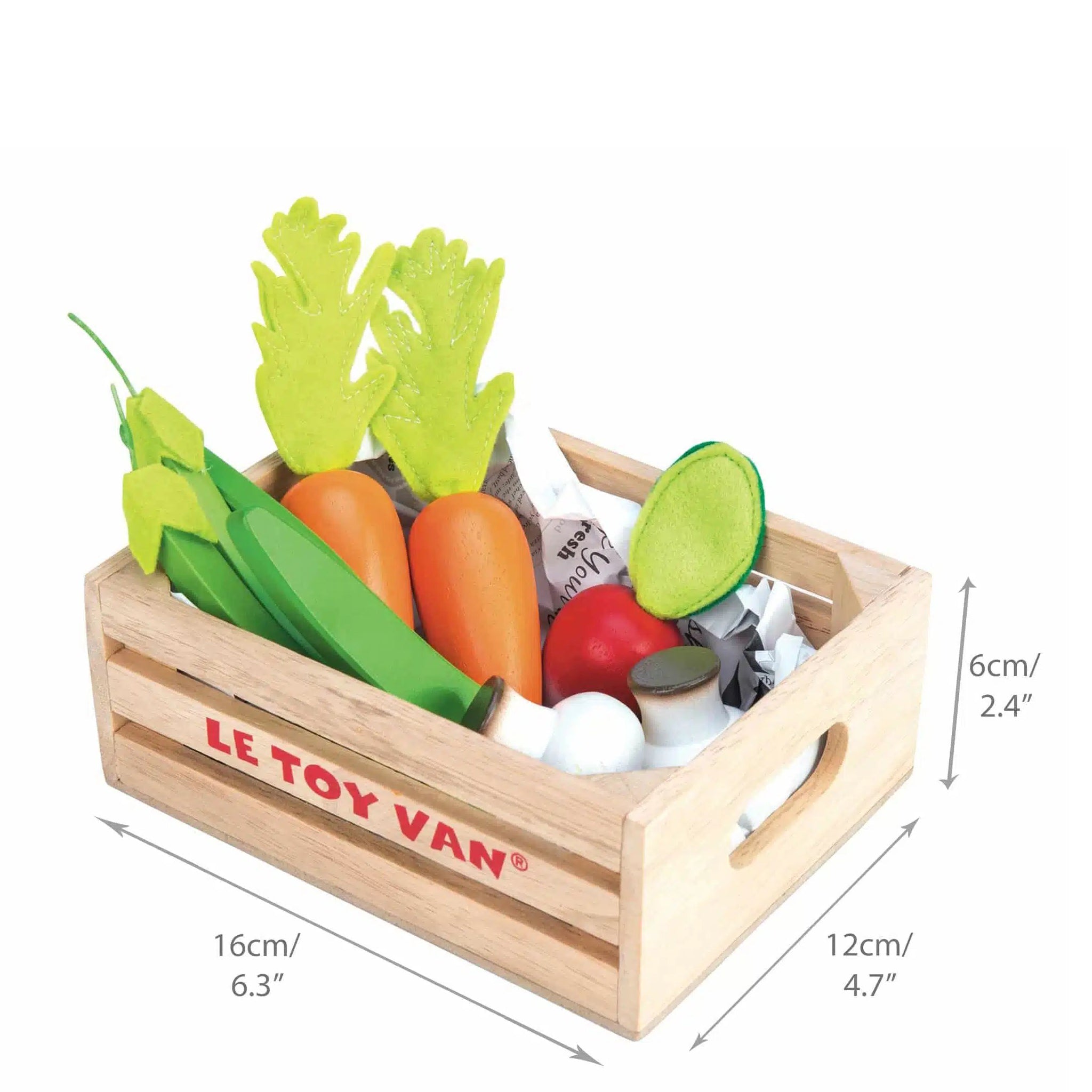 Le Toy Van Honeybee Market - Vegetables &#39;Five a Day&#39;