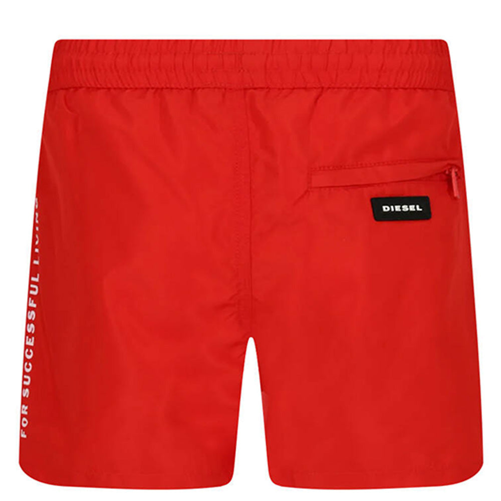 Diesel Boys Swim Shorts Red