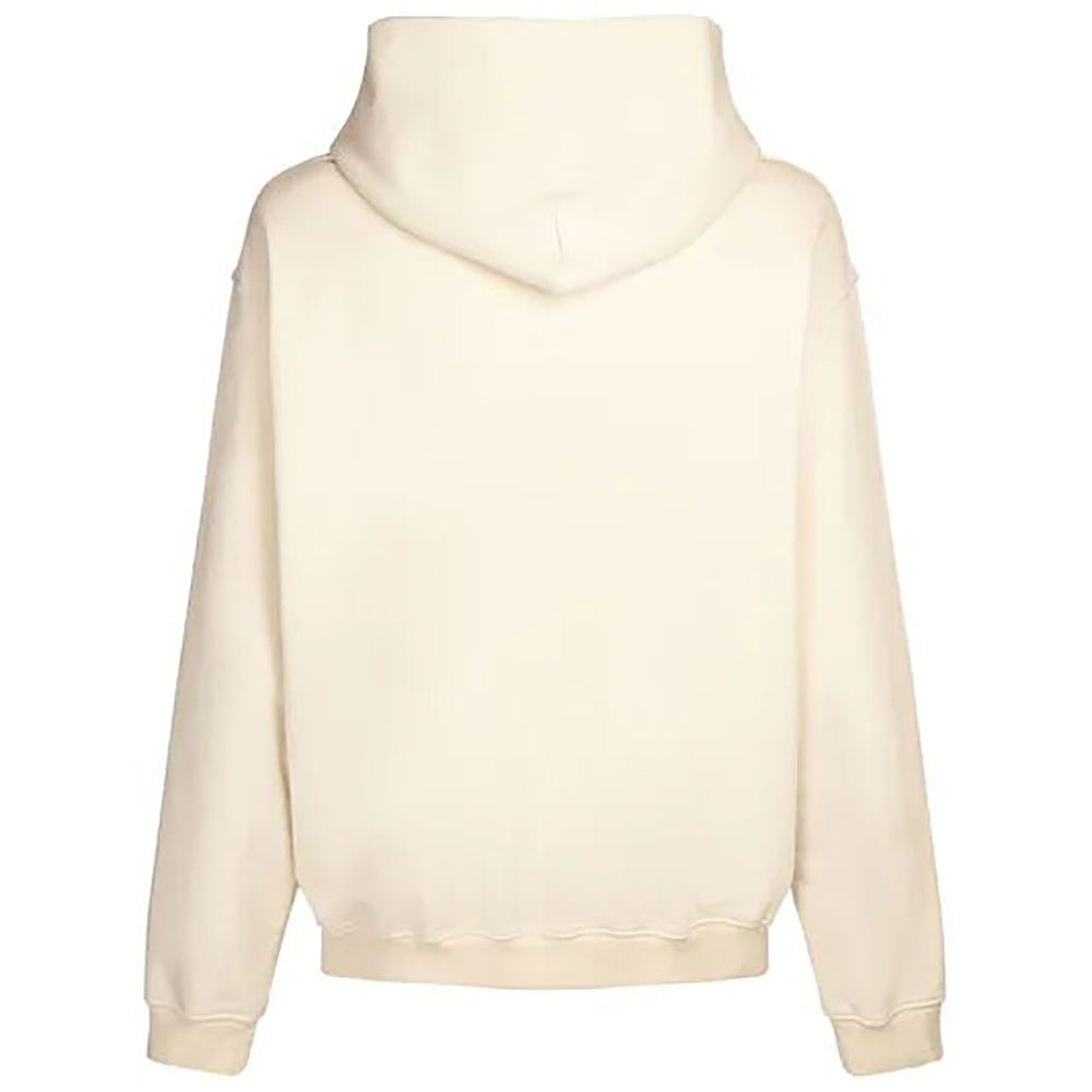Maison Margiela Mens Reverse Logo Hoodie Cream