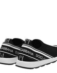 Dolce & Gabbana Boys Logo Slip On Trainers Black