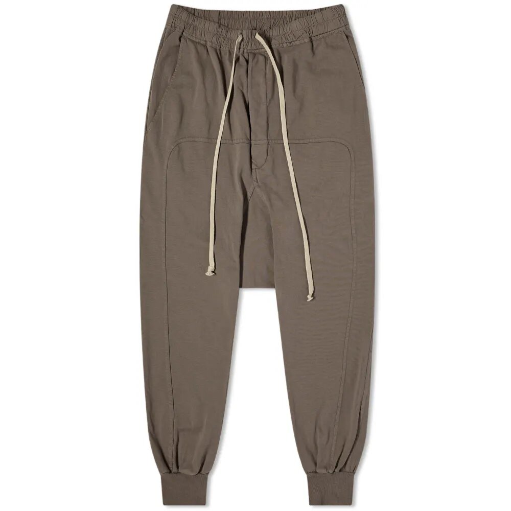 Rick Owens&#39; Men&#39;s DRKSHDW Prisoner Drawstring Pants Dust Grey